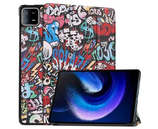 Чехол для планшета BeCover Smart Case Xiaomi Mi Pad 6 / 6 Pro 11" Graffiti (709496), изображение 3 Чехол для планшета BeCover Smart Case Xiaomi Mi Pad 6 / 6 Pro 11" Graffiti (709496), изображение 3