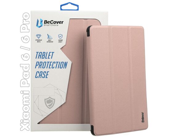Чехол для планшета BeCover Smart Case Xiaomi Mi Pad 6 / 6 Pro 11" Rose Gold (709504)