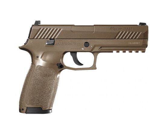 Пневматический пистолет Sig Sauer Air P320 Coyote Tan 4,5 мм (AIR-P320-177-30R-CYT), изображение 2 Пневматический пистолет Sig Sauer Air P320 Coyote Tan 4,5 мм (AIR-P320-177-30R-CYT), изображение 2