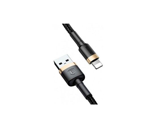 Дата кабель USB 2.0 AM to Lightning 2.0m 1.5A gold-black Baseus (CALKLF-CV1)