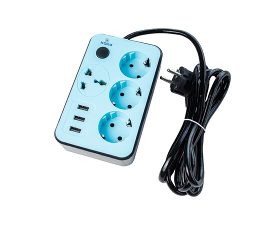 Мережевий фільтр живлення XoKo XK-SP-3-3-1