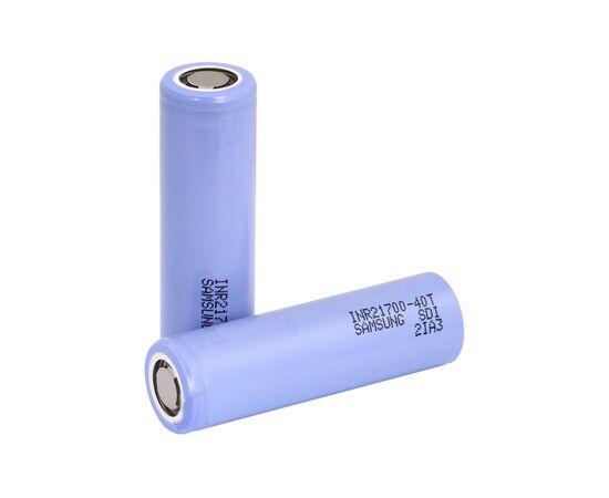 Акумулятор 21700 Li-Ion INR21700-40T 4000mAh, 35A, 4.2/3.6/2.5V Samsung (INR21700-40T)