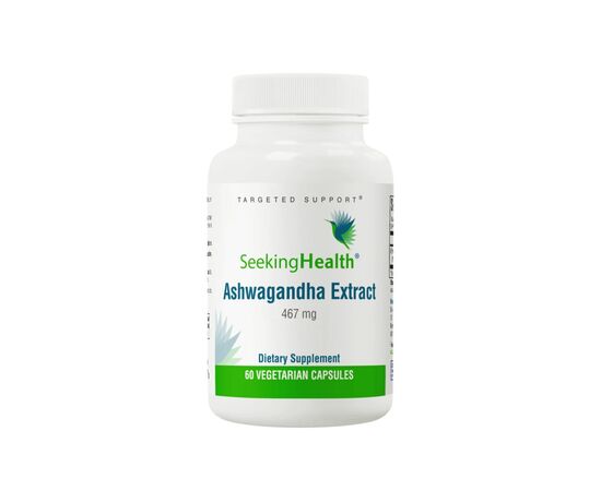 Травы Seeking Health Экстракт ашваганды, 467 мг, Ashwagandha Extract, 60 капсул (SKH-52014)