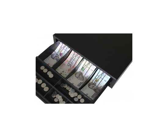 Денежный ящик ІКС E4141A Black, 24V (E4141A BLACK 24V), изображение 2 Денежный ящик ІКС E4141A Black, 24V (E4141A BLACK 24V), изображение 2