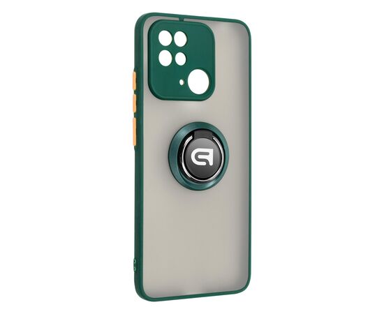 Чехол для мобильного телефона Armorstandart Frosted Matte Ring Xiaomi Redmi 10C Dark Green (ARM68367)