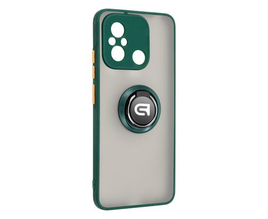 Чехол для мобильного телефона Armorstandart Frosted Matte Ring Xiaomi Redmi 12C Dark Green (ARM68371)