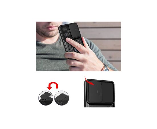 Чехол для мобильного телефона BeCover Military Realme 9 4G / 9 Pro Plus Black (709562), изображение 4 Чехол для мобильного телефона BeCover Military Realme 9 4G / 9 Pro Plus Black (709562), изображение 4