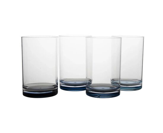Набор туристической посуды Gimex склянки кемпінгові Water Glass Colour 4 Pieces 4 Person Sky (6910181)