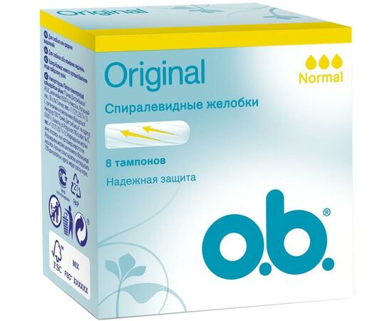 Тампони o.b. Original Normal 8 шт. (3574660089202)