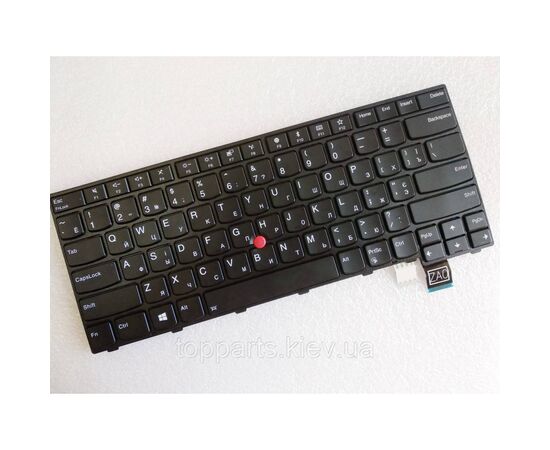 Клавиатура ноутбука Lenovo ThinkPad T460/T460P черн.с черн.рамк/с ТП/с подсв.UA/RU/US (A43476), изображение 2 Клавиатура ноутбука Lenovo ThinkPad T460/T460P черн.с черн.рамк/с ТП/с подсв.UA/RU/US (A43476), изображение 2
