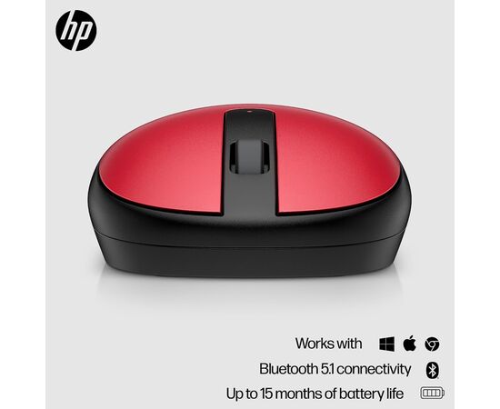 Мышка HP 240 Bluetooth Red (43N05AA), изображение 7 Мышка HP 240 Bluetooth Red (43N05AA), изображение 7