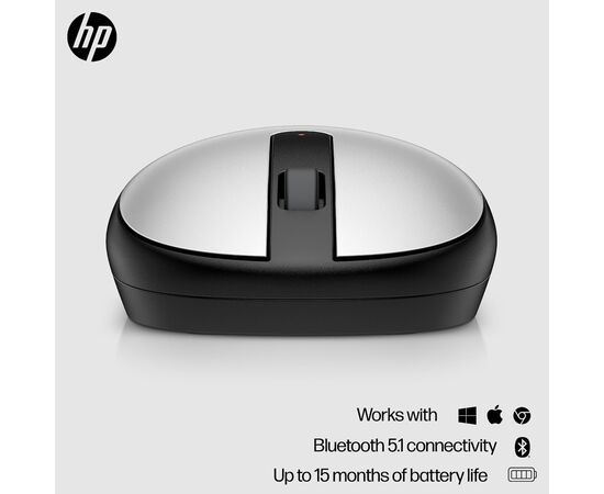 Мышка HP 240 Bluetooth Silver (43N04AA), изображение 2 Мышка HP 240 Bluetooth Silver (43N04AA), изображение 2