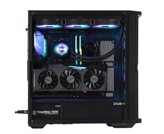 Корпус Zalman Корпус Zalman Z10 Plus, без БЖ, 2xUSB3.0, 1xUSB Type-C, 3x140mm ARGB fans, 1x120mm ARGB f (Z10 Plus), зображення 5 Корпус Zalman Корпус Zalman Z10 Plus, без БЖ, 2xUSB3.0, 1xUSB Type-C, 3x140mm ARGB fans, 1x120mm ARGB f (Z10 Plus), зображення 5