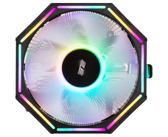 Кулер для процессора 2E Gaming Air Cool AC120ZP RGB, LGA1700, 1200, 115X, 775, AM5, AM4, AM3, AM3+, AM2, AM2+, FM2, FM1 (2E-AC120ZP-RGB), изображение 2 Кулер для процессора 2E Gaming Air Cool AC120ZP RGB, LGA1700, 1200, 115X, 775, AM5, AM4, AM3, AM3+, AM2, AM2+, FM2, FM1 (2E-AC120ZP-RGB), изображение 2