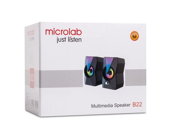 Акустическая система Microlab B-22 USB Black (B-22), изображение 5 Акустическая система Microlab B-22 USB Black (B-22), изображение 5