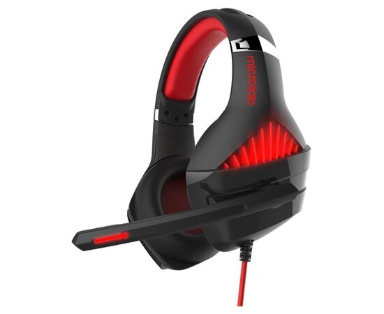 Наушники Microlab G6 3.5mm/USB Black/Red (G6R)