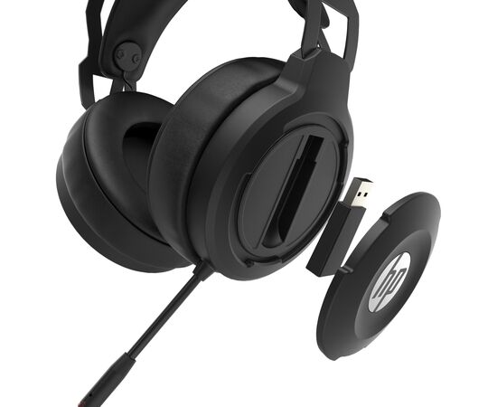 Навушники HP X1000 Wireless 7.1 Black (7HC43AA), зображення 7 Навушники HP X1000 Wireless 7.1 Black (7HC43AA), зображення 7