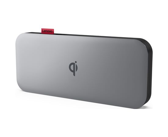 Батарея универсальная Lenovo 10000 mAh Go Wireless Mobile PB, USB-C 27W(max), Qi - 15W(max) (40ALLG1WWW), изображение 4 Батарея универсальная Lenovo 10000 mAh Go Wireless Mobile PB, USB-C 27W(max), Qi - 15W(max) (40ALLG1WWW), изображение 4