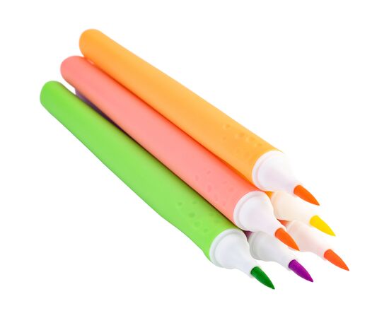 Фломастеры Maxi кисточки BRUSH-TIPPED Jumbo, 6 пастельных цветов, линия 0,5-6 мм (MX15238), изображение 2 Фломастеры Maxi кисточки BRUSH-TIPPED Jumbo, 6 пастельных цветов, линия 0,5-6 мм (MX15238), изображение 2