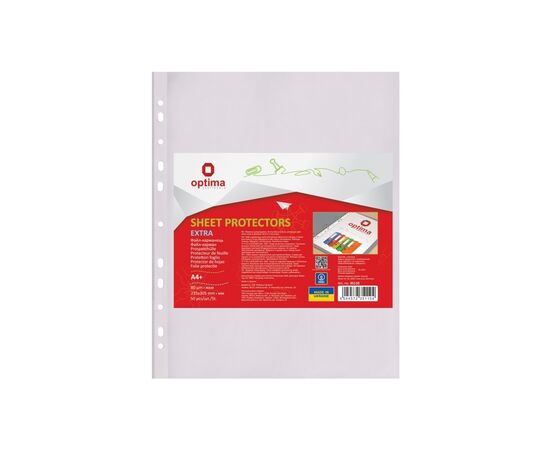 Файл Optima А4+ 80 мкм глянцевых, 50 штук (O35110)