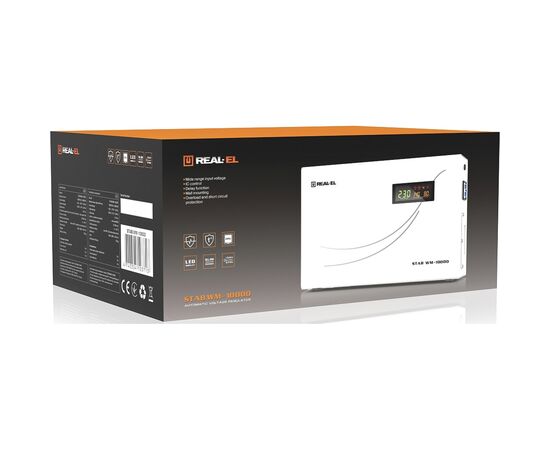 Стабилизатор REAL-EL STAB WM-10000 (EL122400015), изображение 10 Стабилизатор REAL-EL STAB WM-10000 (EL122400015), изображение 10