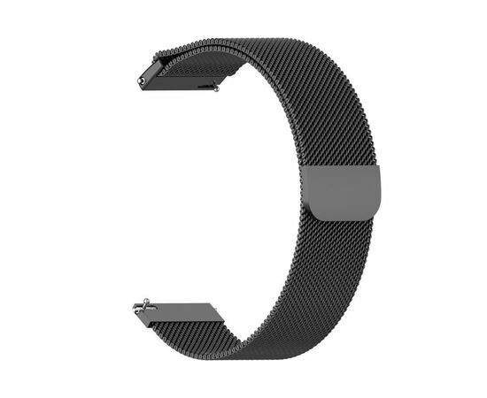 Ремінець до смарт-годинника BeCover Milanese Style для Samsung Galaxy (20mm)/Watch 5/ Watch 4.../Gear S2 Classic/Gear Sport Black (707671)