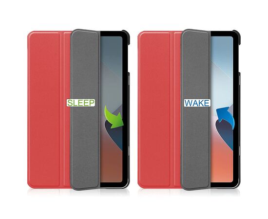 Чехол для планшета BeCover Smart Case Oppo Pad Air 2022 10.36" Red (709522), изображение 5 Чехол для планшета BeCover Smart Case Oppo Pad Air 2022 10.36" Red (709522), изображение 5