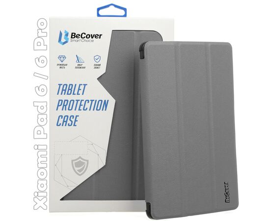 Чохол до планшета BeCover Smart Case Xiaomi Mi Pad 6 / 6 Pro 11" Gray (709497)