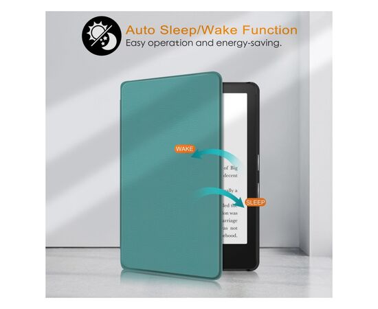 Чехол для электронной книги Armorstandart Amazon Kindle 11th Gen 2022 Dark Green (ARM68879), изображение 5 Чехол для электронной книги Armorstandart Amazon Kindle 11th Gen 2022 Dark Green (ARM68879), изображение 5