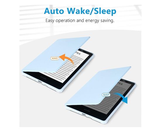 Чехол для электронной книги Armorstandart Amazon Kindle 11th Gen 2022 Light Blue (ARM68880), изображение 4 Чехол для электронной книги Armorstandart Amazon Kindle 11th Gen 2022 Light Blue (ARM68880), изображение 4