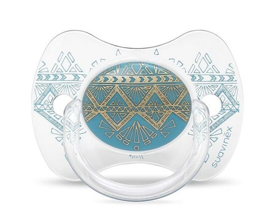 Пустушка Suavinex Couture, 18+ міс блакитна (304231)