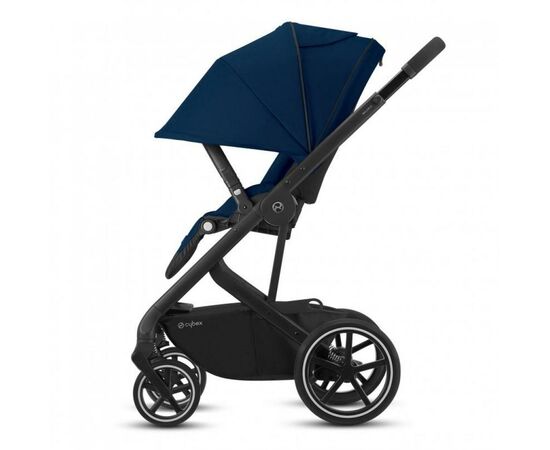 Коляска Cybex Balios S Lux SLV Navy Blue navy blue (с бампером) (520001239), изображение 2 Коляска Cybex Balios S Lux SLV Navy Blue navy blue (с бампером) (520001239), изображение 2