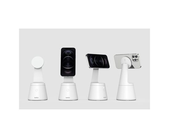 Набор блогера Belkin Magnetic Phone Mount with Face Tracking (MMA001BTWH), изображение 6 Набор блогера Belkin Magnetic Phone Mount with Face Tracking (MMA001BTWH), изображение 6