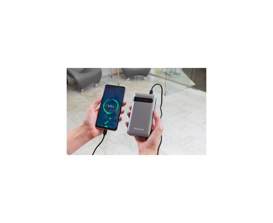 Батарея универсальная Intenso PD10000 10000mAh QC 3.0 microUSB, USB-A, USB Type-C (PB930388 / 7332330), изображение 3 Батарея универсальная Intenso PD10000 10000mAh QC 3.0 microUSB, USB-A, USB Type-C (PB930388 / 7332330), изображение 3