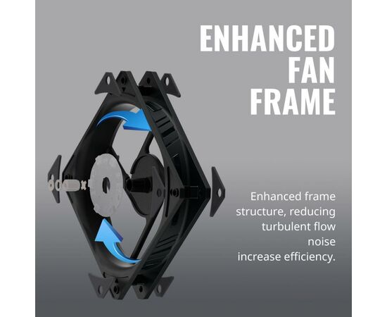 Кулер для корпуса CoolerMaster SickleFlow 120 3in1 ARGB (MFX-B2DN-183PA-R1), изображение 12 Кулер для корпуса CoolerMaster SickleFlow 120 3in1 ARGB (MFX-B2DN-183PA-R1), изображение 12
