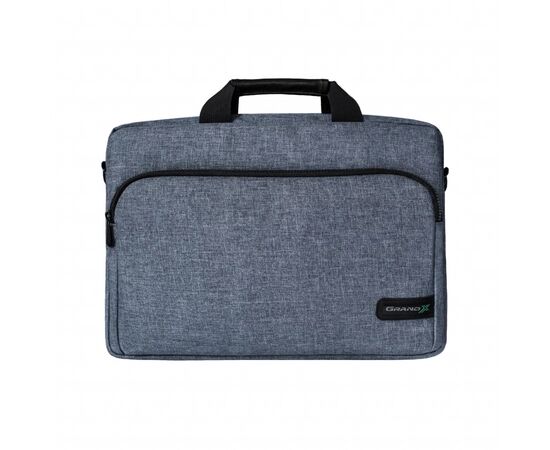Сумка для ноутбука Grand-X 14-15'' SB-149 soft pocket Grey-Blue (SB-149J), зображення 2 Сумка для ноутбука Grand-X 14-15'' SB-149 soft pocket Grey-Blue (SB-149J), зображення 2