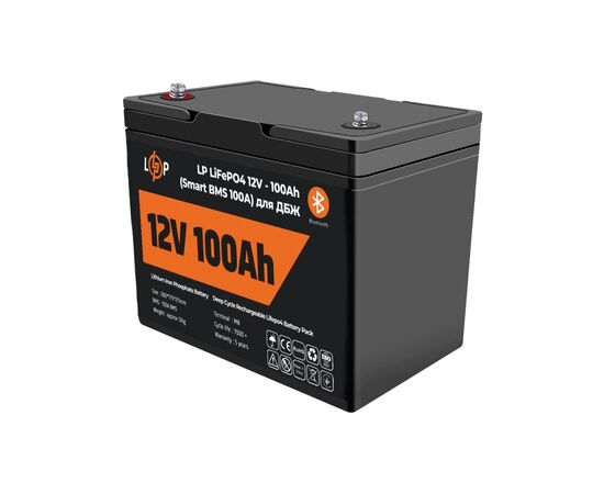 Батарея LiFePo4 LogicPower 12.8V - 100 Ah (1280Wh) (20197), изображение 3 Батарея LiFePo4 LogicPower 12.8V - 100 Ah (1280Wh) (20197), изображение 3