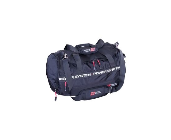 Дорожня сумка Power System PS-7012 Gym Bag Dynamic Чорно-Червона (7012BR-3)