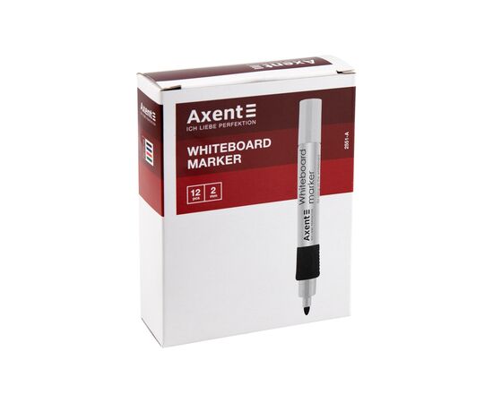 Маркер Axent Board 2 мм круглый красный (2551-06-A), изображение 2 Маркер Axent Board 2 мм круглый красный (2551-06-A), изображение 2