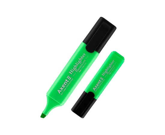 Маркер Axent Highlighter 1-5 мм клиноподібний зелений (2531-04-A)