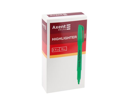 Маркер Axent Highlighter 2-4 мм клиноподібний жовтий (D2503-08), зображення 2 Маркер Axent Highlighter 2-4 мм клиноподібний жовтий (D2503-08), зображення 2