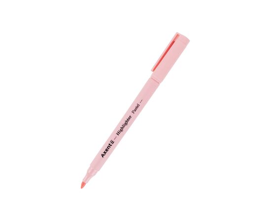 Маркер Axent Highlighter Pastel 2-4 мм клиноподібний рожевий (2533-10-A)