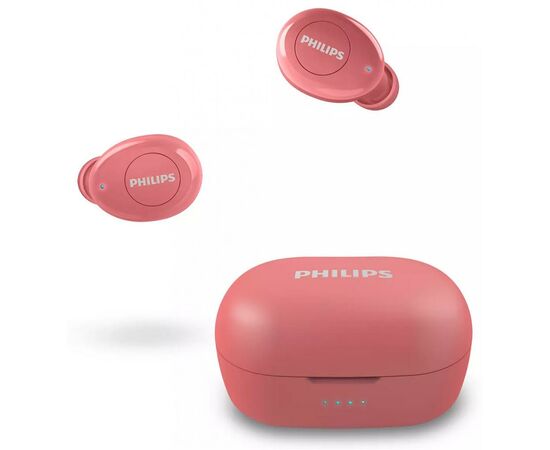Навушники Philips TAT2205 True Wireless Mic Red (TAT2205RD/00), зображення 5 Навушники Philips TAT2205 True Wireless Mic Red (TAT2205RD/00), зображення 5