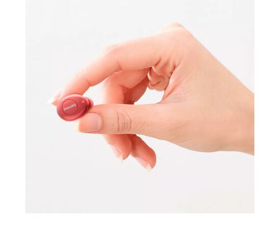 Навушники Philips TAT2205 True Wireless Mic Red (TAT2205RD/00), зображення 6 Навушники Philips TAT2205 True Wireless Mic Red (TAT2205RD/00), зображення 6