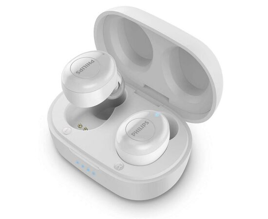 Наушники Philips TAT2205 True Wireless Mic White (TAT2205WT/00), изображение 3 Наушники Philips TAT2205 True Wireless Mic White (TAT2205WT/00), изображение 3