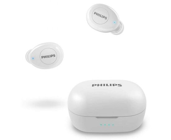 Наушники Philips TAT2205 True Wireless Mic White (TAT2205WT/00), изображение 5 Наушники Philips TAT2205 True Wireless Mic White (TAT2205WT/00), изображение 5