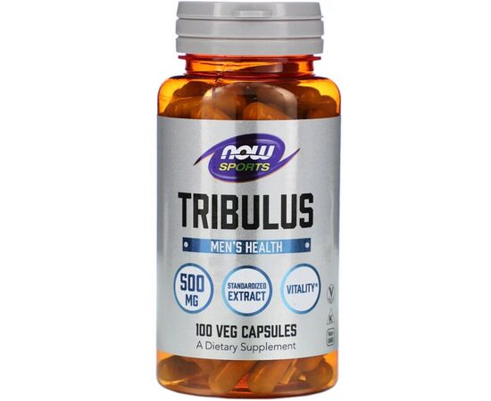 Травы Now Foods Трибулус, 500 мг, Tribulus, 100 вегетарианских капсул (NOW-02170)