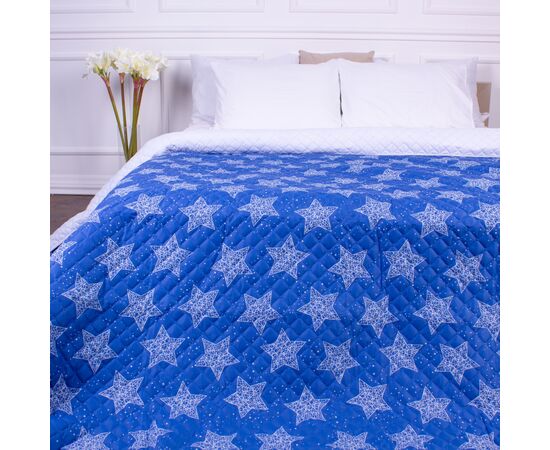 Покривало MirSon Print Line №7128 Blue Star 200х220 (2200006079064)