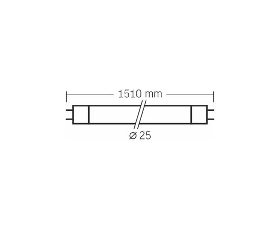 Лампочка Videx LED T8 24W 1.5M 4000K 185-265V матова (VLE-T8-24154), изображение 3 Лампочка Videx LED T8 24W 1.5M 4000K 185-265V матова (VLE-T8-24154), изображение 3
