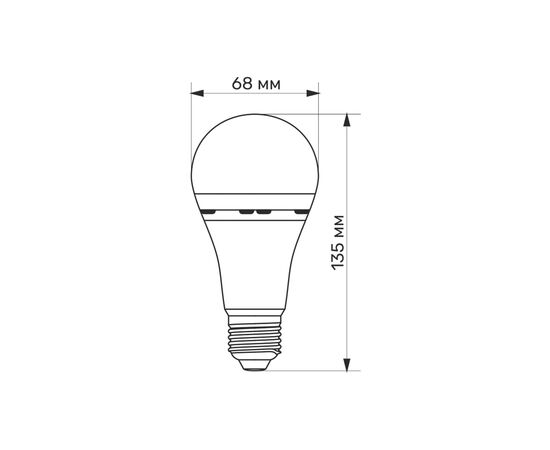 Лампочка TITANUM LED акумуляторна A68 10W E27 4000K 220V (TL-EMA68-10274), изображение 3 Лампочка TITANUM LED акумуляторна A68 10W E27 4000K 220V (TL-EMA68-10274), изображение 3